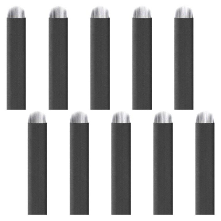 0.18mm, U Curve Blade, 18 prong | PMU Pro Shop | Permanent Makeup Supplies