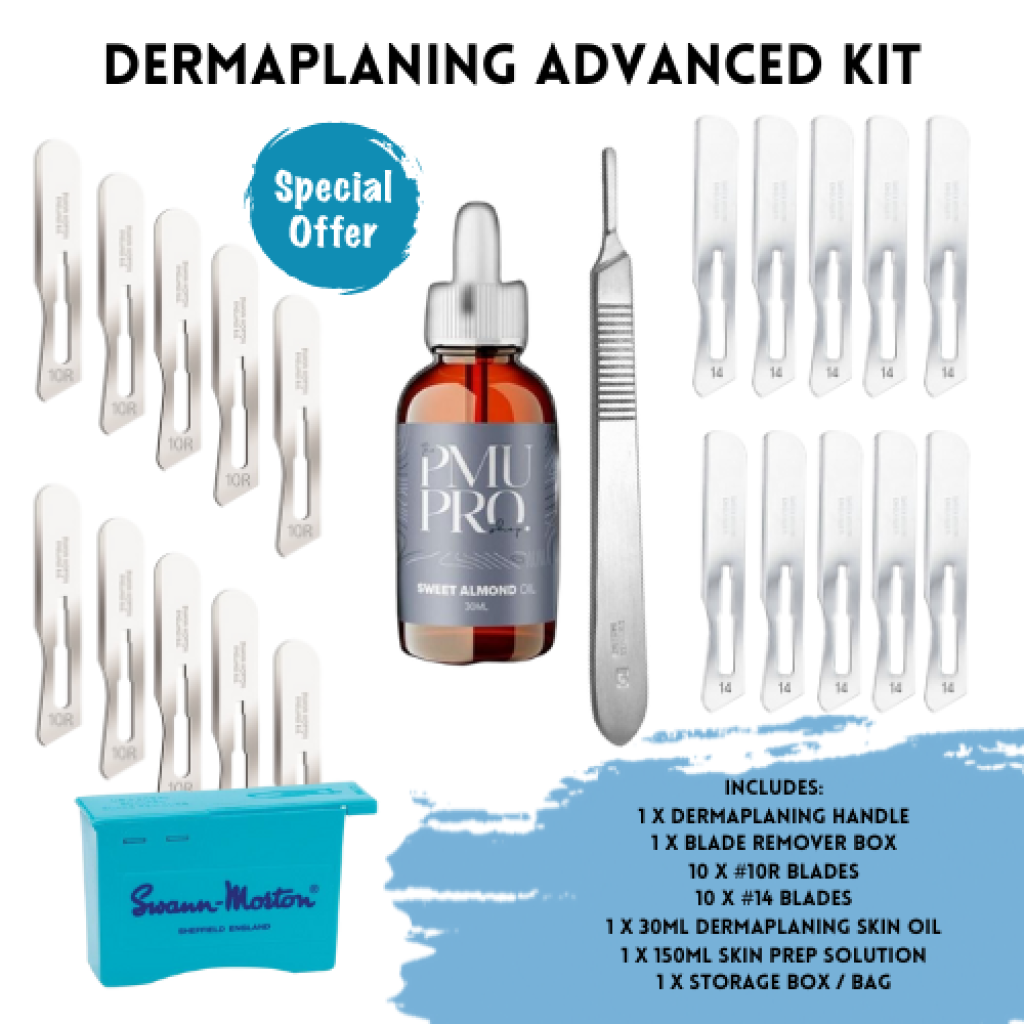 Dermaplaning Advanced Kit | PMU Pro Shop | Permanent Makeup Supplies - PMU