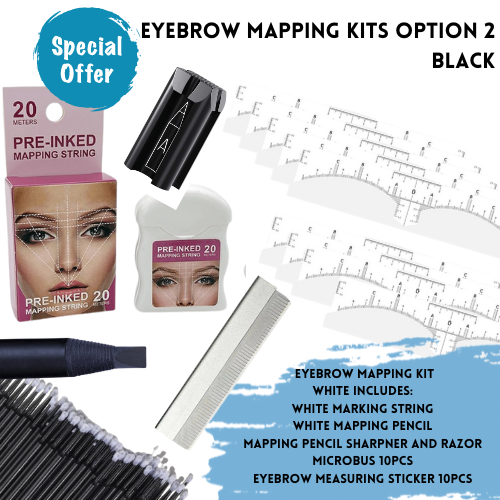 Eyebrow mapping kit